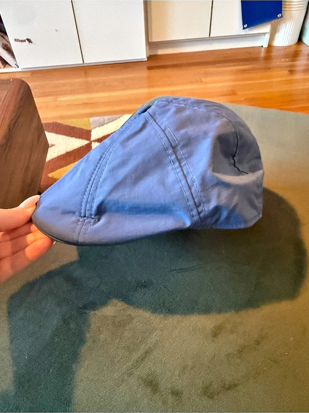 Boston Scally Co. Repel 6-Panel Scally Cap Blue Nylon Water Resistant XS